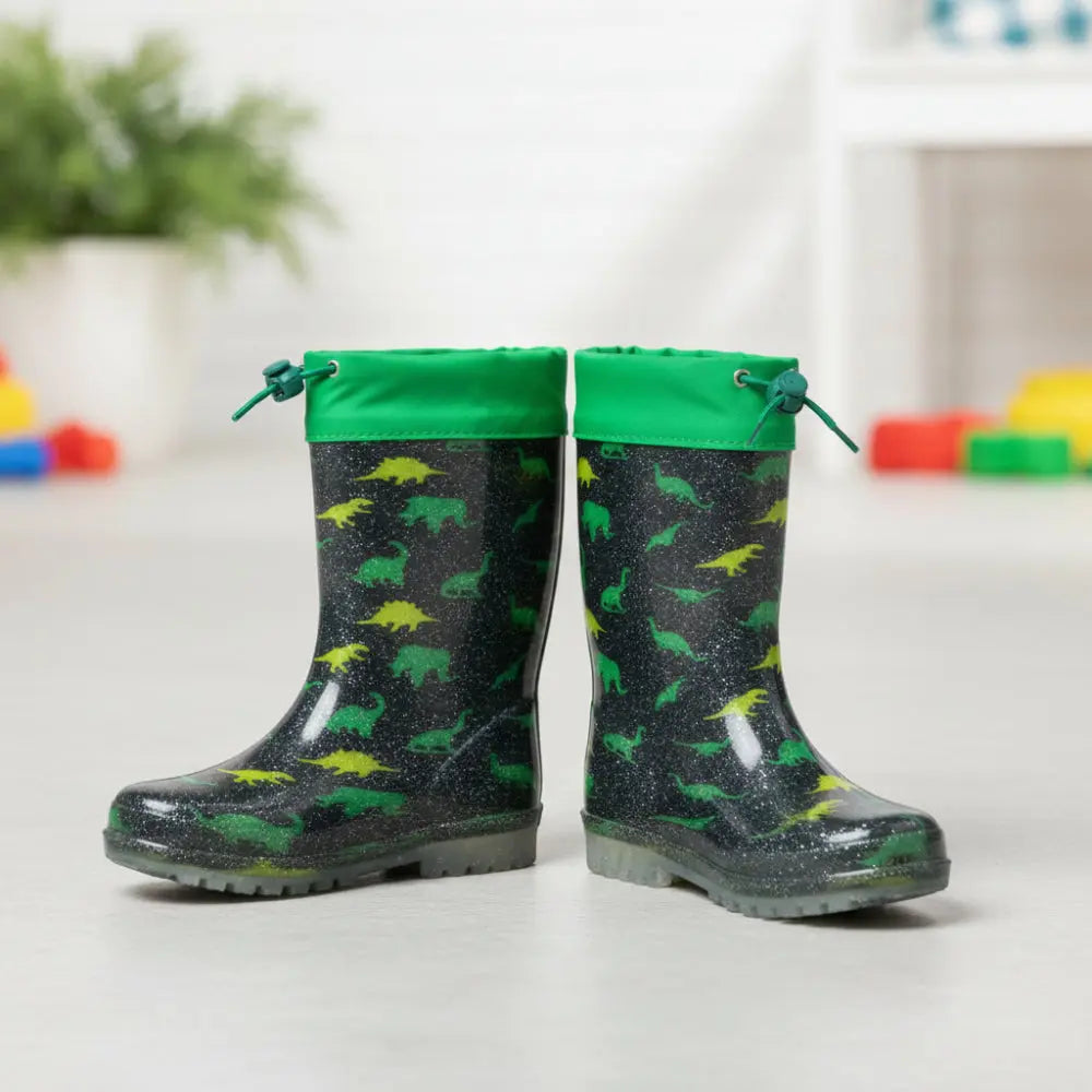 Gummistövel barn vattentät med dinosauriemönster, storlek 26–34 – Kivela