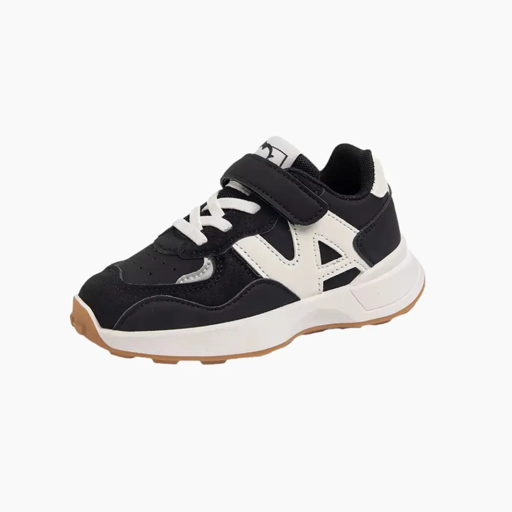 Barnsneaker andningsbar med kardborre och elastiska snören, storlek 26–36 – Kivela