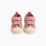 Rosa barnsneakers med kardborreband och halksäker sula – Kivela.se