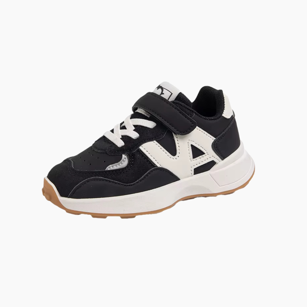 Barnsneaker andningsbar med kardborre och elastiska snören, storlek 26–36 – Kivela