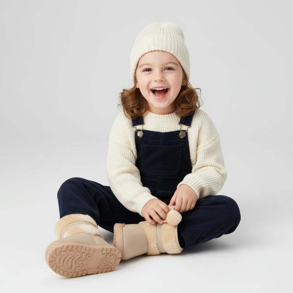 Barn med NALA vinterkängor – mjuka, varma och bekväma – Kivela