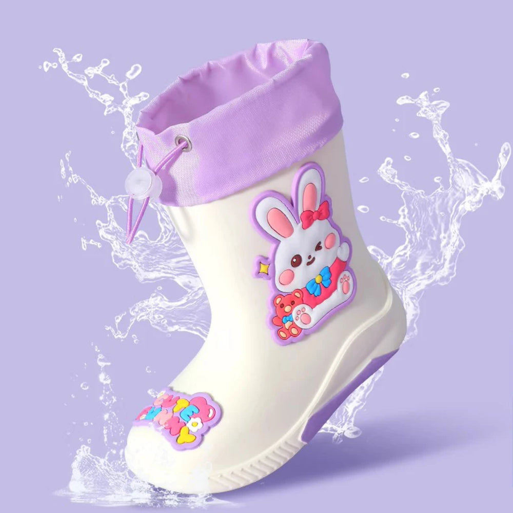 Gummistövel barn vattentät med dragsko flera färger, storlek 16–23 – Kivela