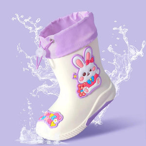 Gummistövel barn vattentät med dragsko flera färger, storlek 16–23 – Kivela